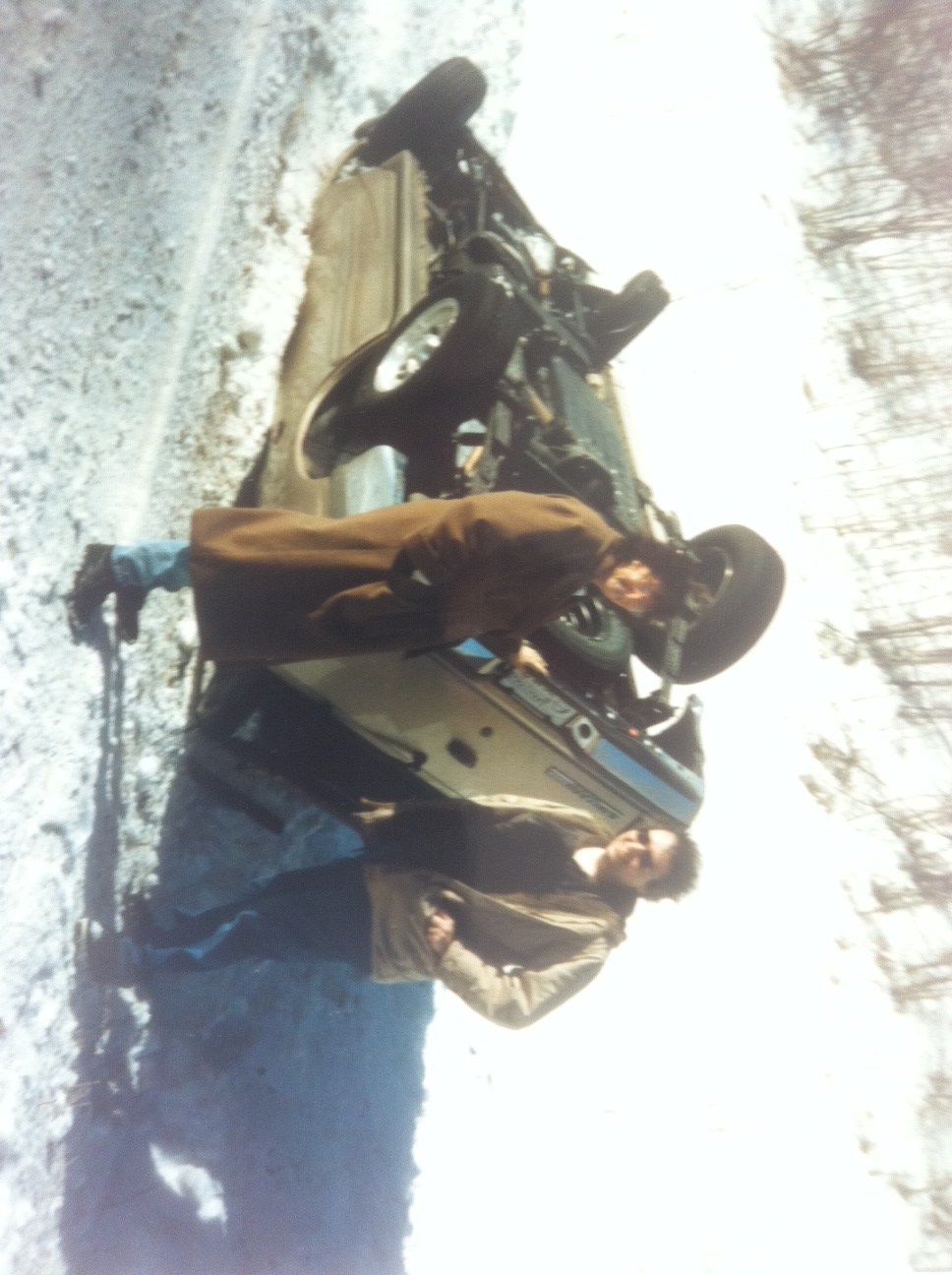 Alaska - Another roadside attraction - Dave and I