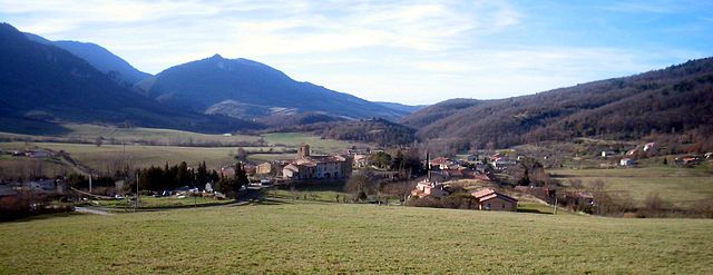 The mountain community of Bugarach, France.