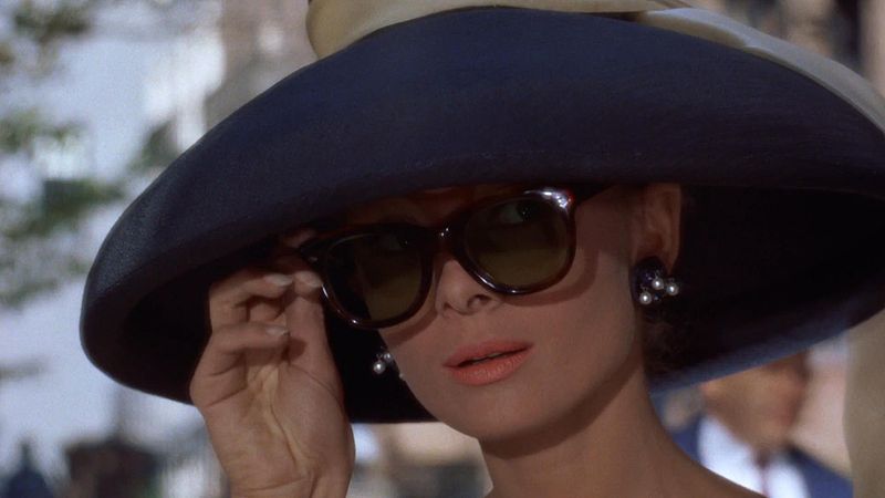 Audrey Hepburn (as Holly Golightly) in Breakfast at Tiffany's