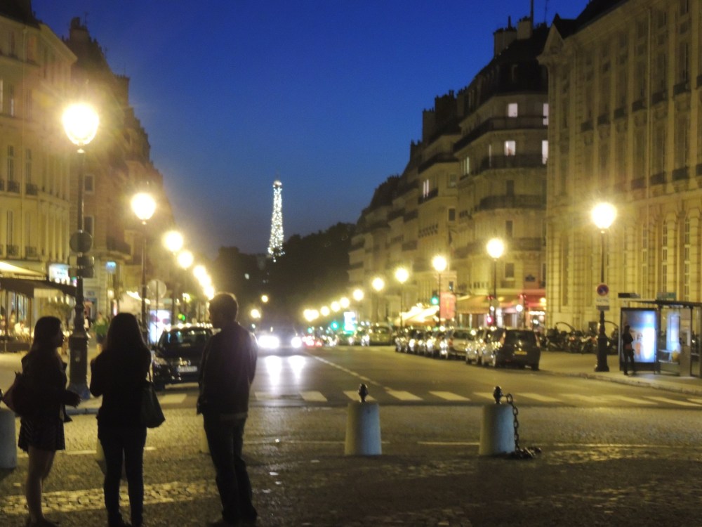 View of the Eiffel Tower from the Pantheon