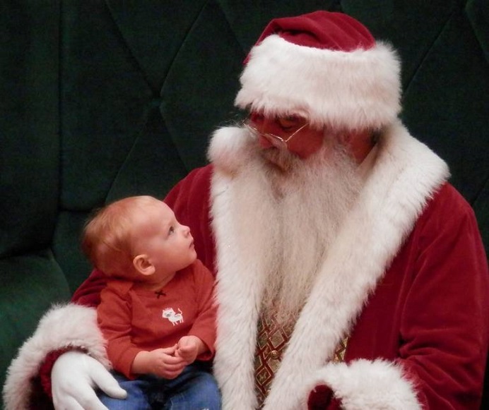 Santa and Jessi's little girl