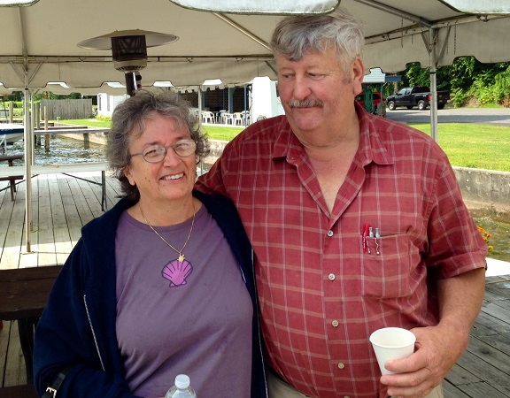 Watkins Glen - Showboat Motel - Judy Berman and Larry Jenkins - July 2014