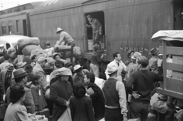 Internment camp - Japanese-Americans during WWII