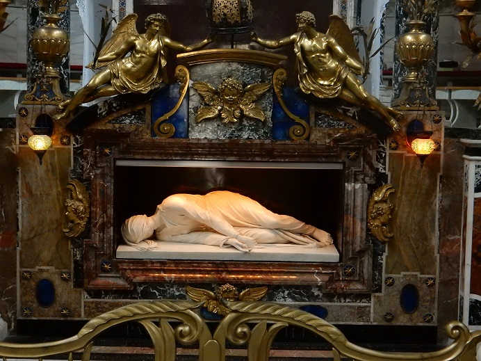 Rome - family vacation - June 2015 (27) - St. Cecilia - statue