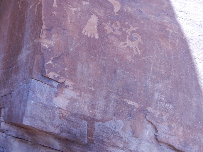 petroglyphs - ancient writings in the desert
