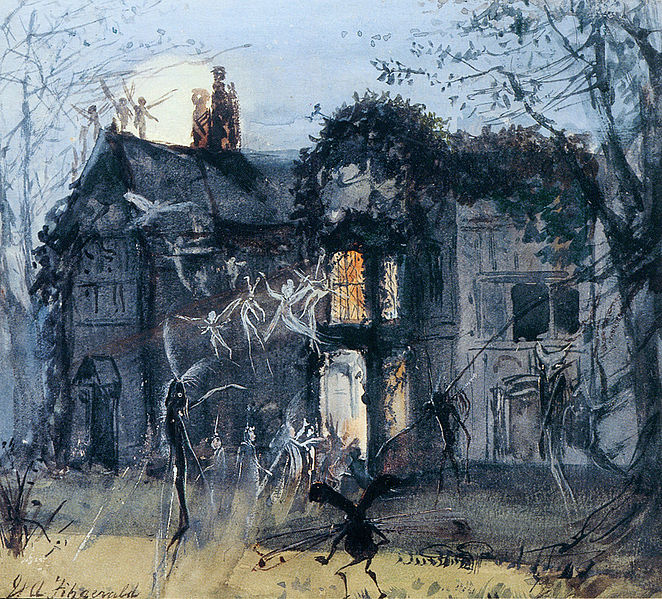 Haunted - The Old Hall, Fairies by Moonlight