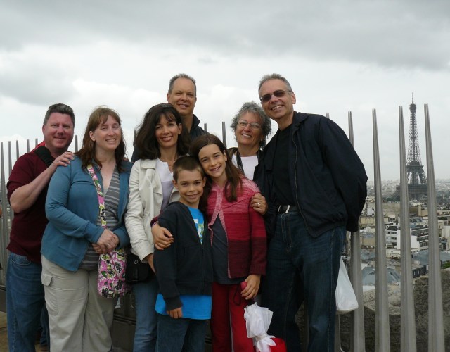 Paris - family - June 2013 - Arc de Triumphe