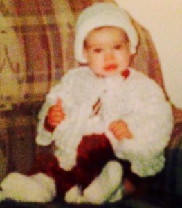 Kaitlyn in outfit my Mom made for her - 12-01